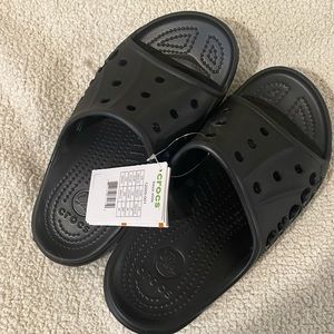 Crocs - Baya Slides Black - Black - Size 10 - NWT